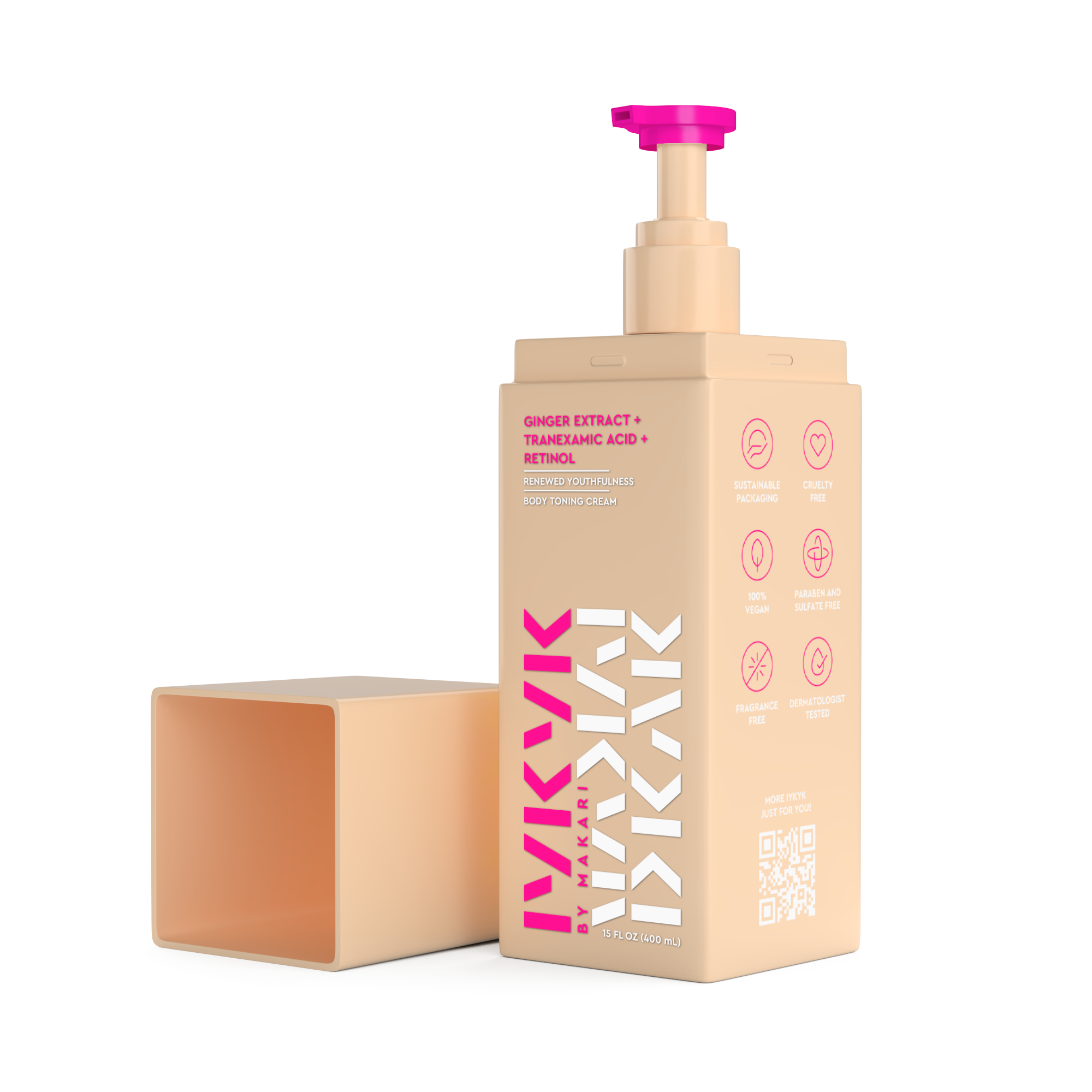 Ginger Extract + Tranexamic Acid + Retinol Body Toning Cream - IYKYK - Image 1
