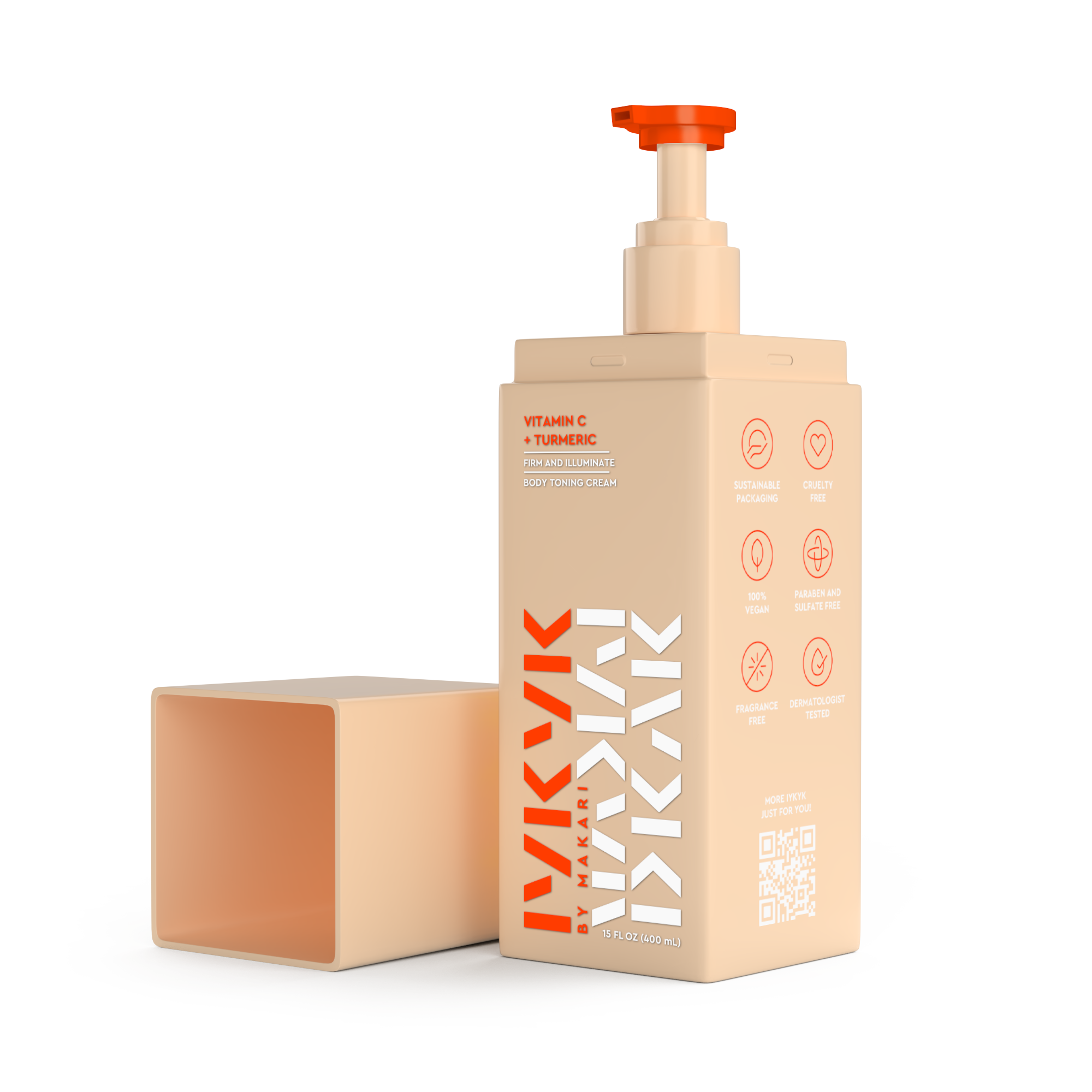 Vitamin C + Turmeric Body Toning Cream - IYKYK - Image 1
