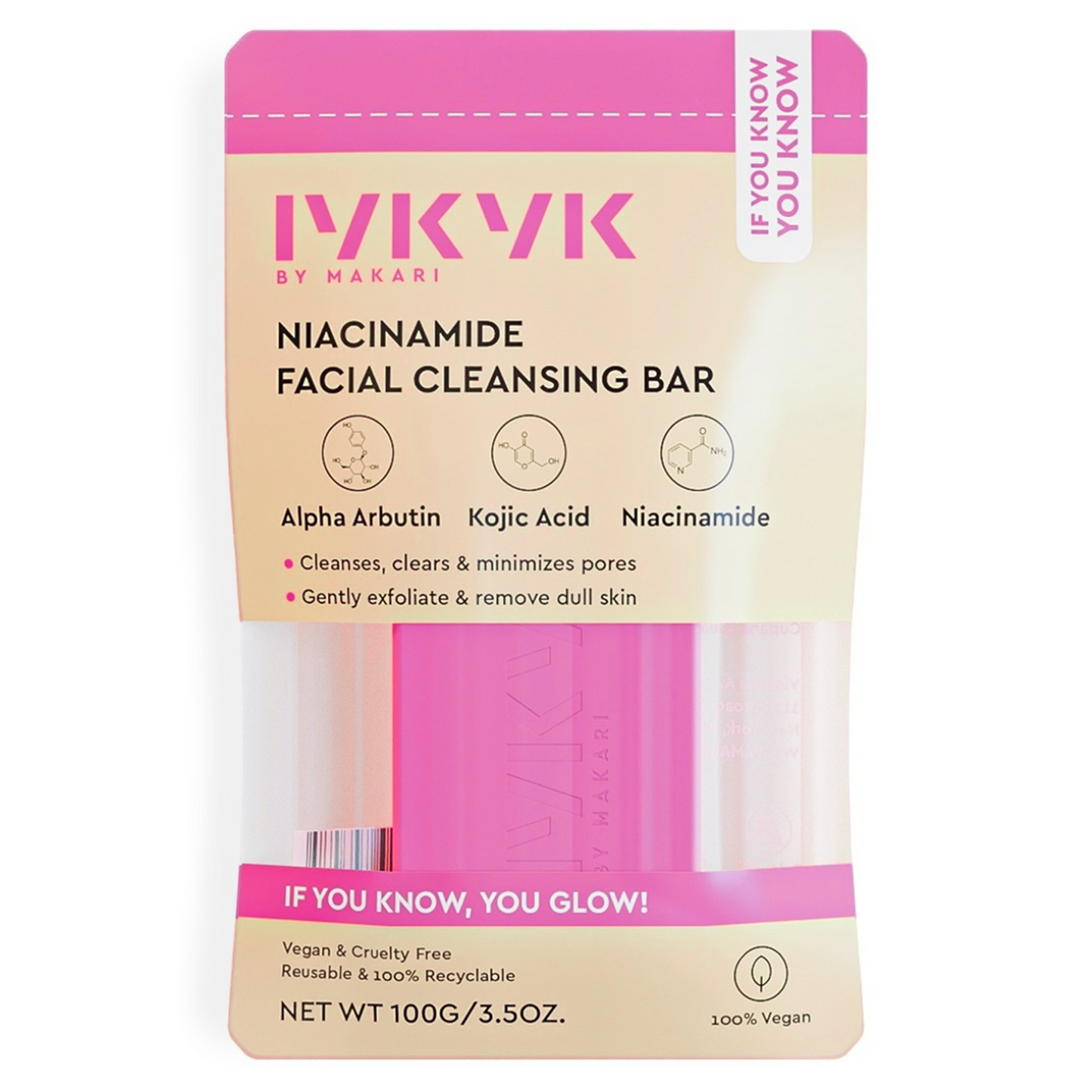 Niacinamide Facial Cleansing Bar - IYKYK - Image 1