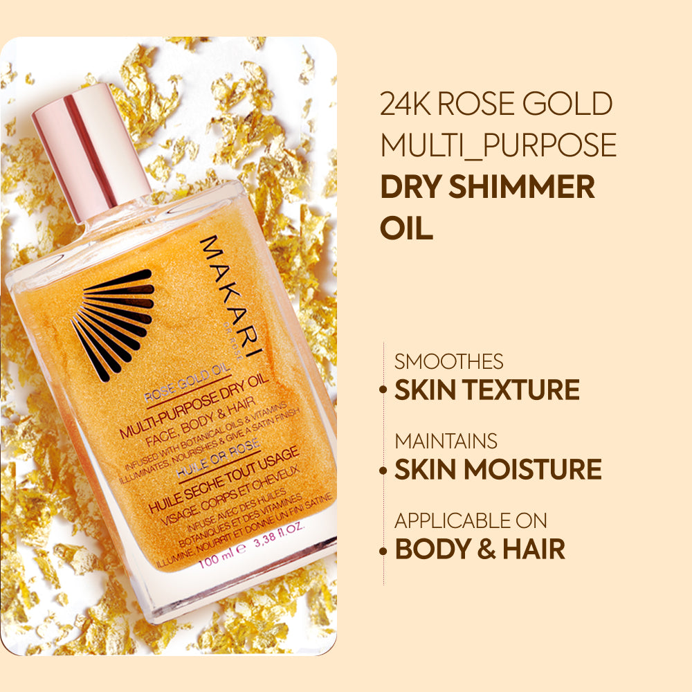 OR ROSE 24K Gold Multi Purpose Dry Oil - Image 2