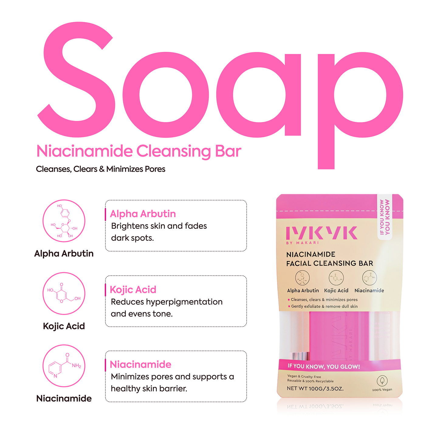 Niacinamide Facial Cleansing Bar - IYKYK - Image 2