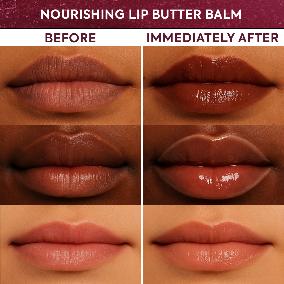 Nourishing Lip Butter Balm - Vanilla Beige - Image 4